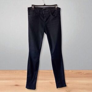 JOE'S JEANS "THE SKINNY" • Jet Black • Size 29• Like New • Luxury Staple moto